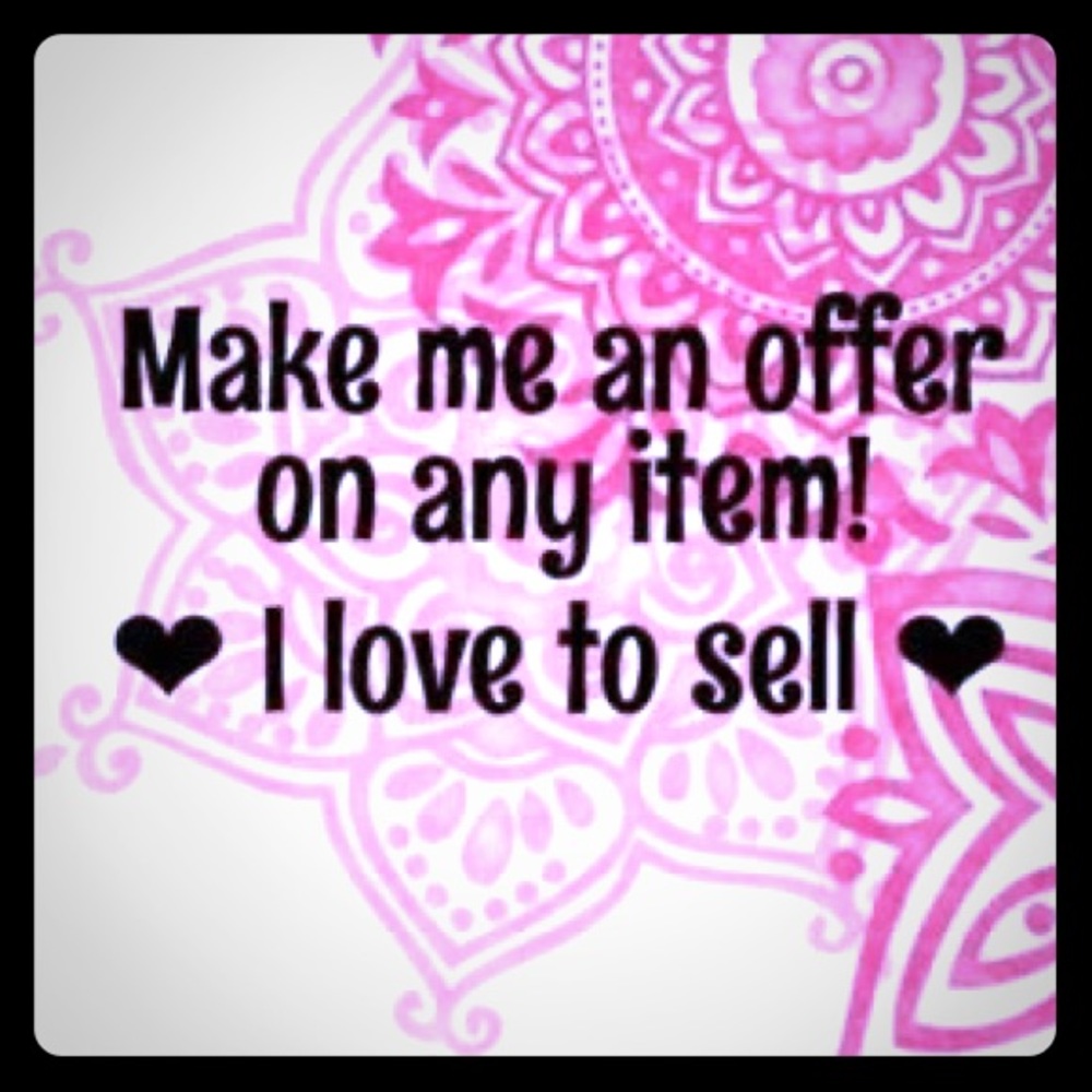 I love to sell